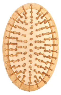 Produktbild von Holz-Massagekamm ohne Griff, Kopfhautpflege-Styling für glattes, lockiges Haar