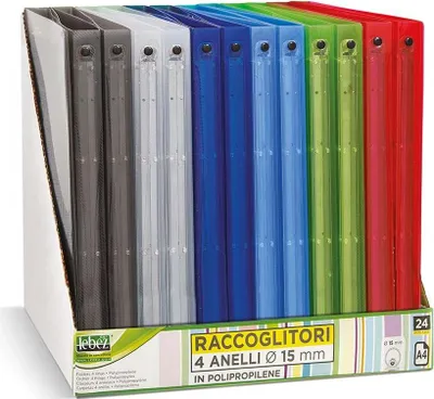 Immagine prodotto di Lebez 80982 raccoglitore ad anelli Multicolore