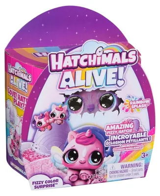 Produktbild von Hatchimals Alive Rainbow Splash Fizzy Color Surprise, 3 Jahr(e), Gemischte Farben