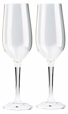 Produktbild von GSI Outdoors Nesting Champagne Flute Set, Champagnerflöte, 180 ml, Transparent, 260 mm, 61 mm, 61 mm