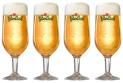 Immagine prodotto di Bicchieri da birra Grolsch con gambo, modello Classic - 250 ml - confezione da 4 pezzi