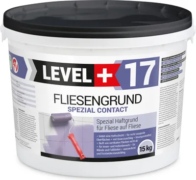 Zdjęcie produktu dla Grunt na płytki ceramiczne 15KG płytka na płytkę OSB FLIESENGRUND Level Plus 17