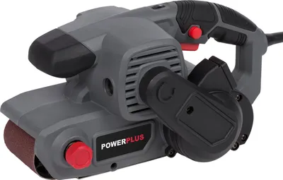 Produktbild von Powerplus POWE40040, Bandschleifmaschine, Schwarz, Grau, 380 m/min, 106 dB, AC, 2 m