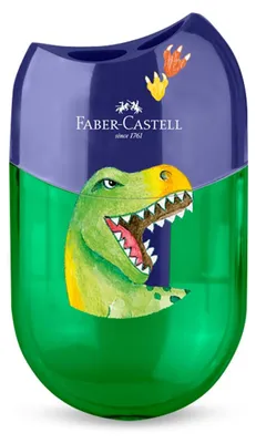 Produktbild von Faber-Castell Schreibset Dino, Jumbo Bleistift, Spitzer, Radiergummi, Schulset für Kinder