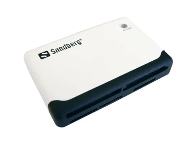 Produktbild von SANDBERG Multi Card Reader USB 2.0 SD XD MS CF MMC T-Flash Micro SD M2