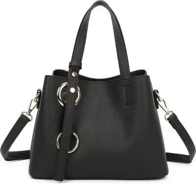 Immagine prodotto di Borsa da donna Gallantry nera - borsa da scuola, da spalla, crossbody e da lavoro alla moda per ogni occasione