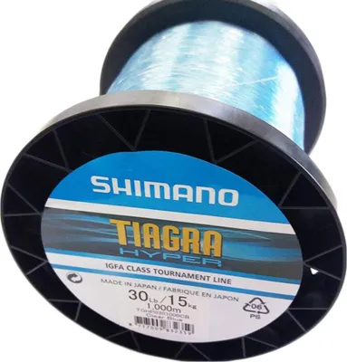 Produktbild von Shimano Fishing Tiagra Hyper Igfa Flurocarbon 1000 M Blau 0.420 mm Blau 0.420 mm