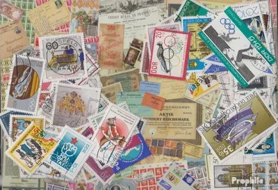Produktbild von Briefmarken Deutschland 500 verschiedene Zuschlagsmarken