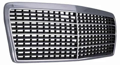 Kühlergrill Grill mit Chrom Rahmen für Mercedes W124 S124 C124 ab 93-95 Facelift – Produktansicht