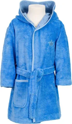 Produktbild von Smithy Bademantel Superflausch Farbe blau 98/104