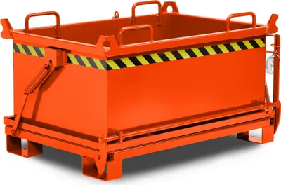 Produktbild von RR Industrietechnik Klappbodenbehälter Typ RBB-50 910x1370x770mm 500dm³ RAL 2004 Reinorange