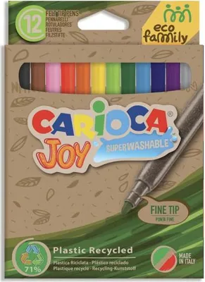 Produktbild von Carioca Joy Eco, 12 Farben, Mehrfarbig, 2,8 mm, 12 Stück(e)