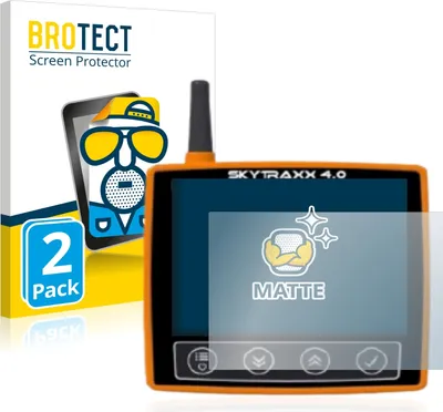 Produktbild von 2x BROTECT Schutzfolie für Skytraxx 4.0 Displayschutz Displayschutzfolie Folie Matt Entspiegelungsfolie