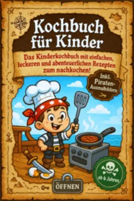 Produktbild von Kochbuch für Kinder - Piratenedition