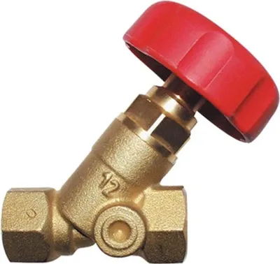 Immagine prodotto di Valvola inclinata Herz Stroemax, fig. 4125(62), 3/4", con guarnizione O-ring, 1 pz.