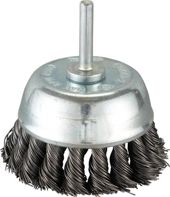 Produktbild von Makita Topfbürste, Ø 75 mm, gezopft, verzinkter Stahl, Rundschaft