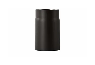 Produktbild von BERTRAMS 196810, Gerades Schornsteinrohr, Schwarz, Stahl, 12 cm, 250 mm, 2 mm