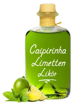 Produktbild von Caipirinha Limettenlikör 1 L spritzig fruchtiger Cocktail Likör 16 % Vol