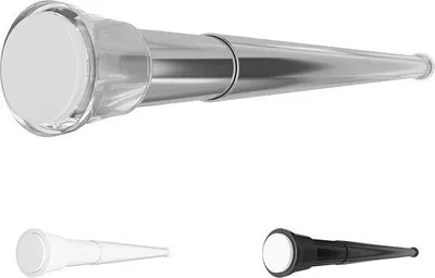 Productafbeelding van Telescopische Douchestang Zwart 105-180 cm
