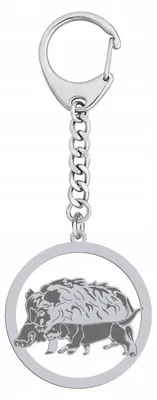 Produktbild von Mejk Jewellery Silber Schlüsselanhänger Alpejski Gończy Krótkonożny Hund
