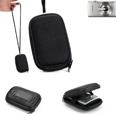 Produktbild von K-S-Trade Hardcase Kamera-Tasche Foto-Tasche kompatibel mit Canon IXUS 185 für Kompaktkamera Gürteltasche Case Schutz-Hülle