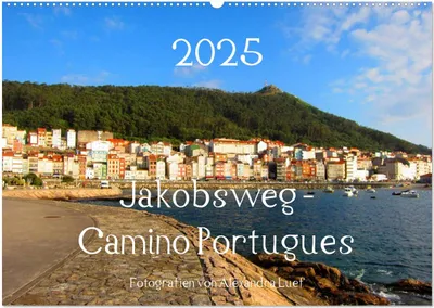 Produktbild von Jakobsweg - Camino Portugues (Wandkalender 2025 DIN A2 quer), CALVENDO Monatskalender