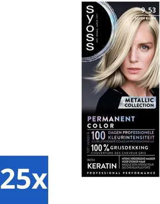 Produktbild von Haarfarbe in Bulk - Silberblush - Haarverdichtung - Haarbruchverringerung - 25 Stück