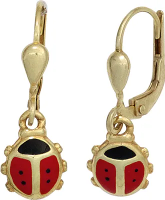 Produktbild von JOBO Kinder Boutons Marienkäfer 333 Gold Gelbgold Ohrringe Ohrhänger