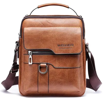 Obrázek produktu pro Pánská taška přes rameno, vintage styl, kožená taška, malá taška na rameno, crossbody taška