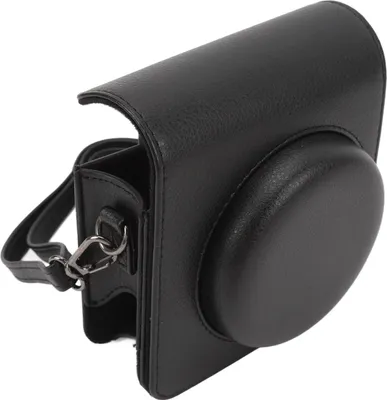 Produktbild von Sofortbildkamera-Tasche mit Riemen für Mini 99 Retro, Kunstleder, schützende Aufbewahrungstasche, Schwarz