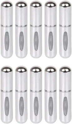 Produktbild von Tragbare, nachfüllbare Sprühflasche aus Kunststoff mit Zerstäuber, 5 ml