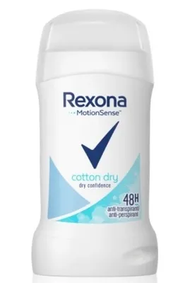Zdjęcie produktu dla Rexona Bawełna Dry Antyperspirant w sztyfcie, 40 ml