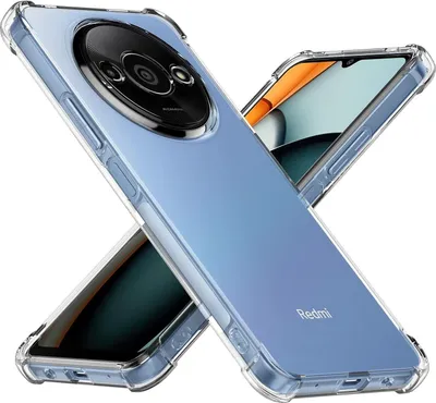 Immagine prodotto di Custodia per Xiaomi Redmi A3 Paraurti trasparente in TPU morbido, custodia protettiva antiurto