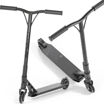 Produktbild von Apollo Stunt Scooter - Genesis Pro X | High End Stuntscooter, ABEC 9 Kugellagern | Trick Roller mit 110mm Wheels und Alu Core | Stunt Scooter Erwachsene Edition |Tretroller, Stuntroller - schwarz