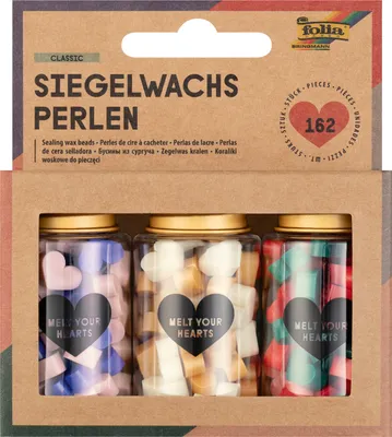 Produktbild von Folia Siegelwachs Perlen CLASSIC mehrfarbig