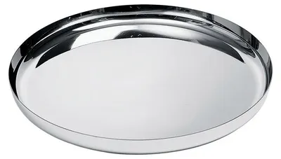 Imagen del producto de Bandeja redonda Alessi, con acabado pulido (N.º de artículo: JM14/35 L, EAN: 8003299891900)