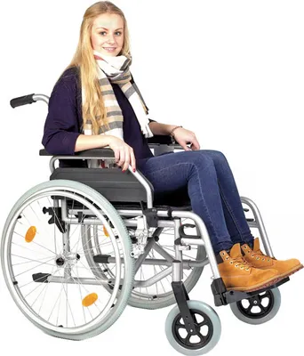 Produktbild von Servomobil Rollstuhl Alu light, Sitzbreite 48 - 50 cm, höhenverstellbar, faltbar