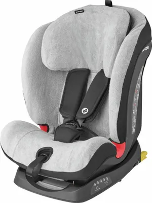 Produktbild von Maxi-Cosi Sommerbezug, Passend für Titan / Titan Plus Kindersitz, Schonbezug Autositz, Bezug für die warmen Sommertage, Fresh Grey, grau