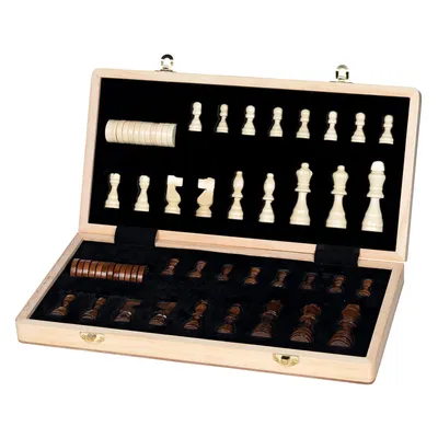 Produktbild von Schach/Dame Spiel 2in1, magnetisch