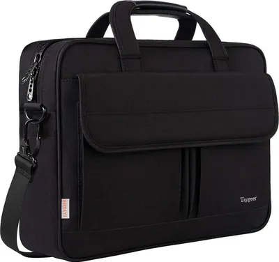 Zdjęcie produktu dla Taygeer Torba na laptopa 15,6 cala męska Premium czarna wodoodporna