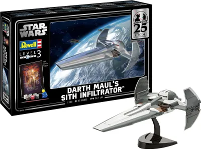 Imagen del producto de Set de regalo Revell: Nave de infiltración Sith de Darth Maul™, escala 1:120