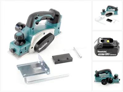 Zdjęcie produktu dla Akumulatorowa strugarka Makita BKP 180 18V Li-ion + 1x akumulator Makita BL1830 B