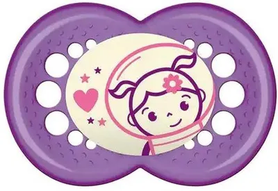 Produktbild von Mam Baby Schnuller Original Night 16+ Silikon Rosa