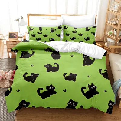 Obrázek produktu pro Omgoods – Sada povlečení s 3D motivem zvířat, mikrovlákno, rozměr 200 x 200 cm