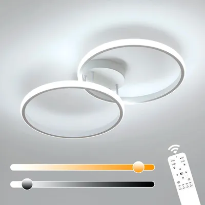 Obrázok produktu pre LED stropné svietidlo Toolight, stmívateľné, 38W, 4275 lúmenov, 3000-6500K, biela, priemer 54 cm, vhodné do kuchyne