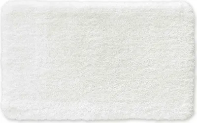 Produktbild von WohnDirect Hochflor Badematten Rechteckig MALMÖ Weiß 60 x 100 cm