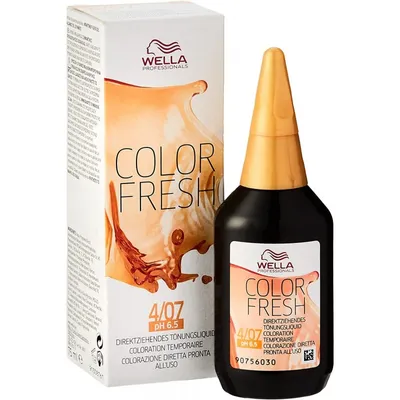 Produktbild von Wella Color Fresh 4/07 Mittelbraun Natursand 75 ml