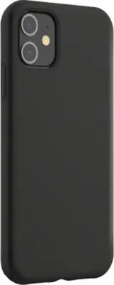 Produktbild von BigBen Connected, Hülle für Apple iPhone 12 mini, starres Silikon, weicher Touch, Schwarz