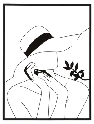 Imagen del producto de Panel decorativo de pared, diseño de mujer, hierro, 60x1x80 cm, color , marca Mauro Ferretti