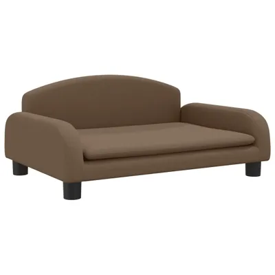 Obrázek produktu pro Pelíšek pro psy hnědý 70 x 45 x 30 cm textil